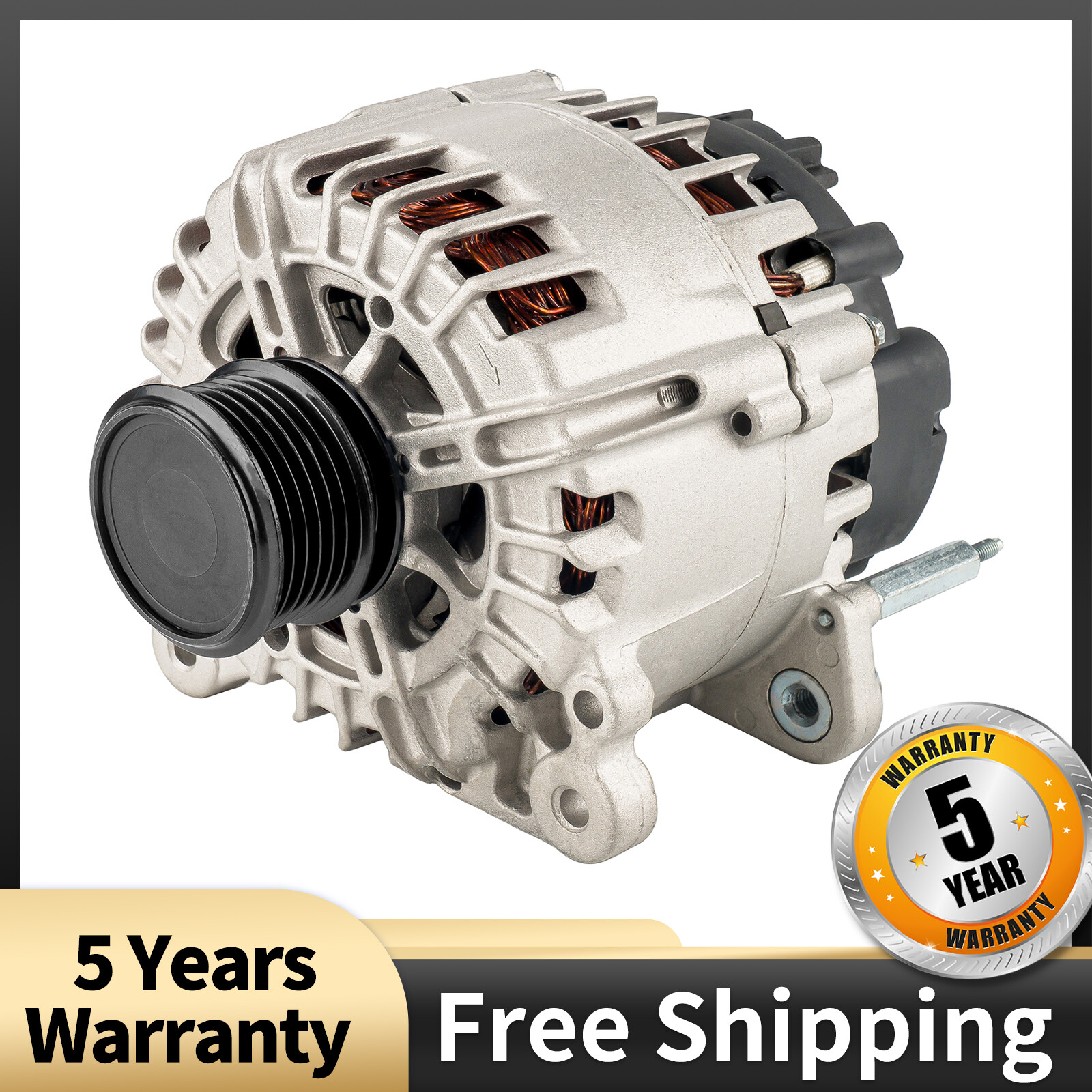 Alternator 13853 For Volkswagen 1.8L 1.9L 2.0L Beetle 1999-2006 & Golf Jetta