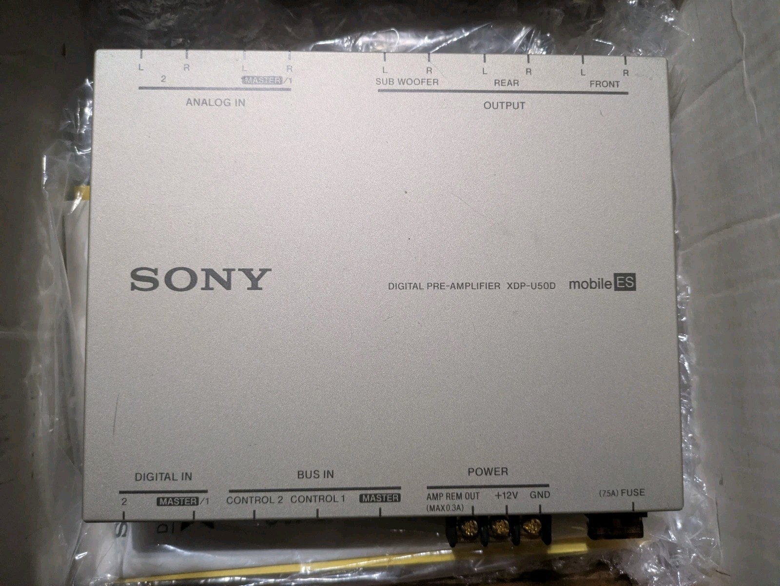 VTG Rare Sony Mobile ES XDP-U50D Car Audio DSP Jazz Club Concert Live Sound Hall