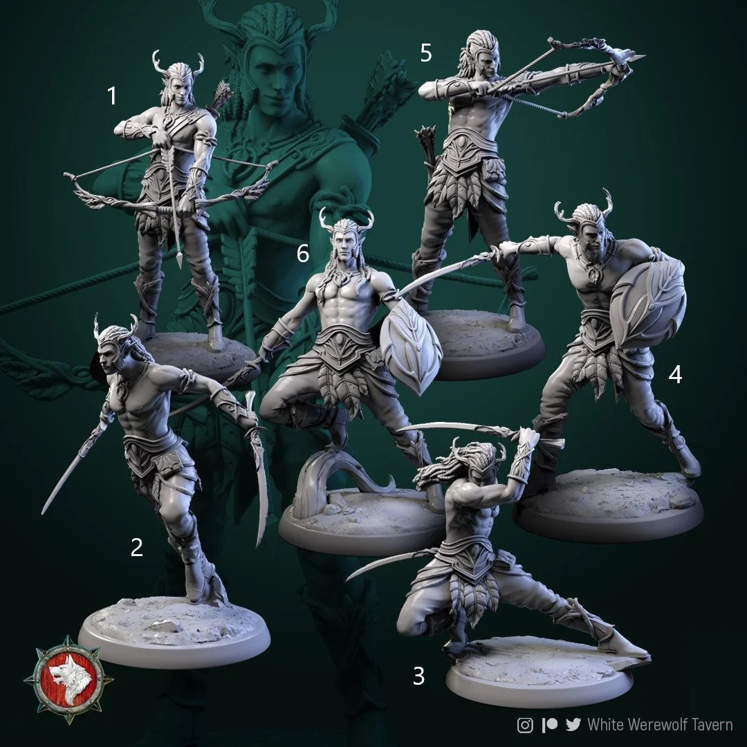 Wood Elves - Resin Tabletop Miniature
