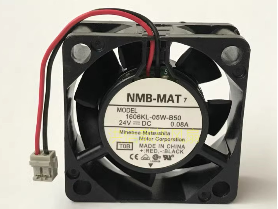 NMB 4020 1606KL-05W-B50 24V 0.08A 2-wire 40*15MM Inverter Cooling Fan 2pin #am