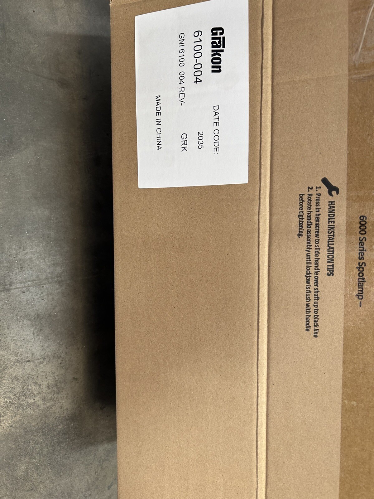 NOB Grakon 6000 Series 6000-004 Work Lamp Spotlight Peterbilt PACCAR 6000-004