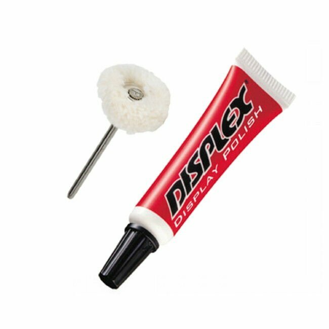 Displex Display Polish Scratch Remover for Cell Phone LCD Screens w/ Soft Buff