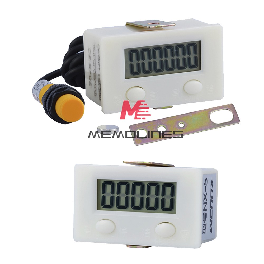 Digital 0-99999 Electronic Counter Puncher Magnetic Inductive LCD Screen Display