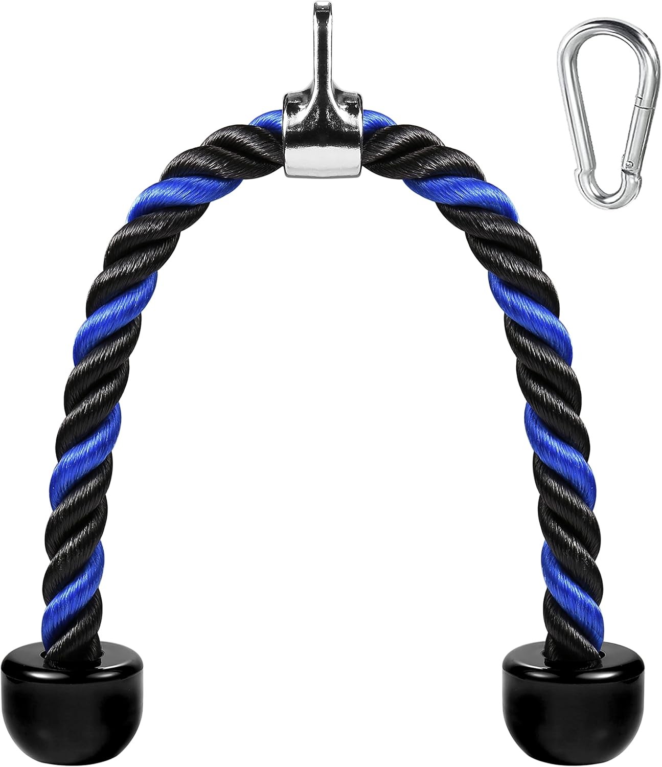 Deluxe Tricep Rope Pull Down Cable, 27 & 36 Inch Rope Length
