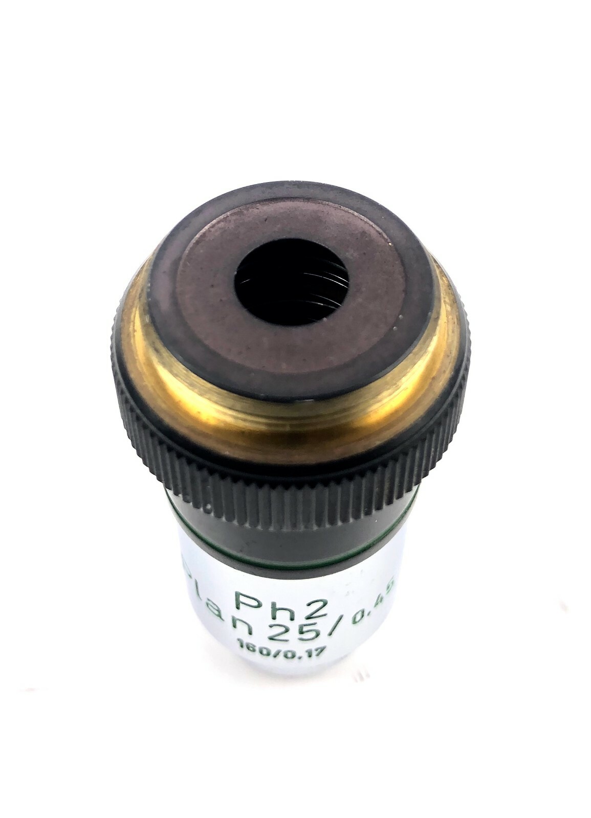 Carl Zeiss Microscope Objective Ph2 Plan 25x , 0.45 Tested & REFURBISHED