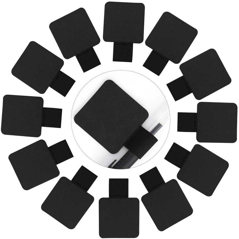 12 Pack Notebook Pen Loop Holder Self-Adhesive Pen Holder Pencil Holders Elastic