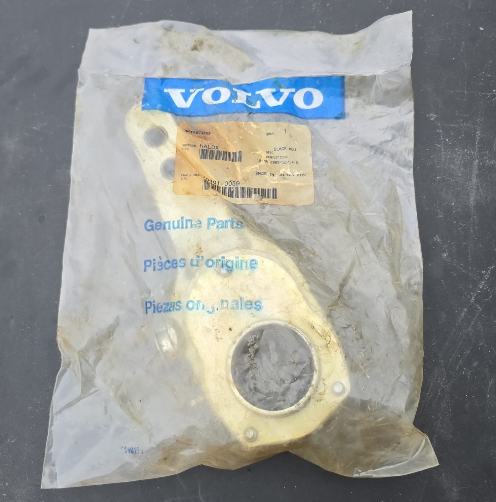 Genuine Volvo Haldex BB - Heavy Duty Brake Adjuster Straight Arm 76401-0059