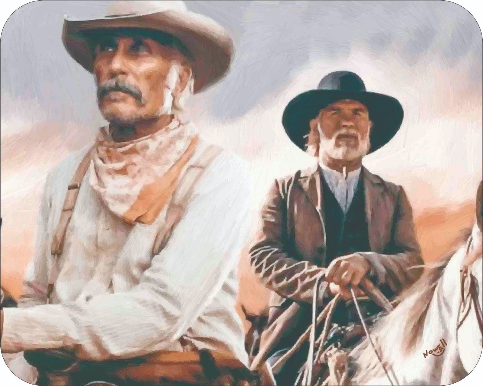 Lonesome Dove  Cowboy Art Western Movies Old West Mouse Pad 9 Choices
