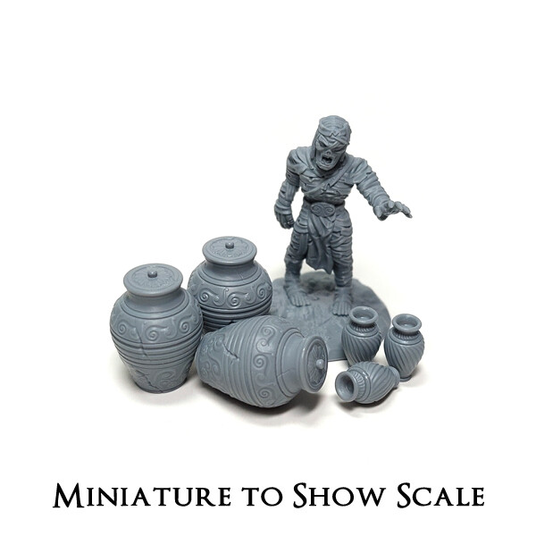 Fantasy Vases / Miniature Accessories / Gaming Terrain & Scenery / Dioramas