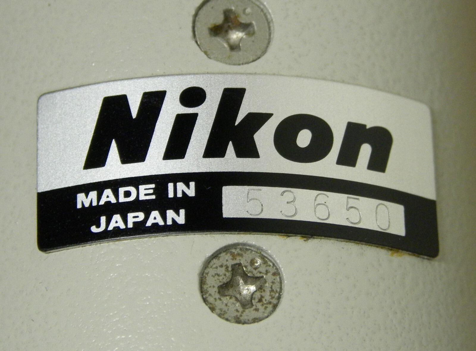 Nikon Vertical Microscope Illuminator Fluorescent Optics