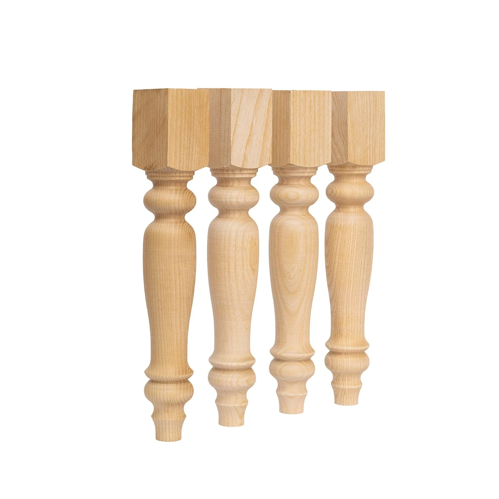 decorluxes Unfinished Farmhouse Bench Legs Dining Table, Coffee Table Rustic ...