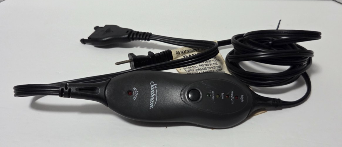 Sunbeam SW115D CAT94A E12107 Heating Pad Power Controller 4-Prong / Tested