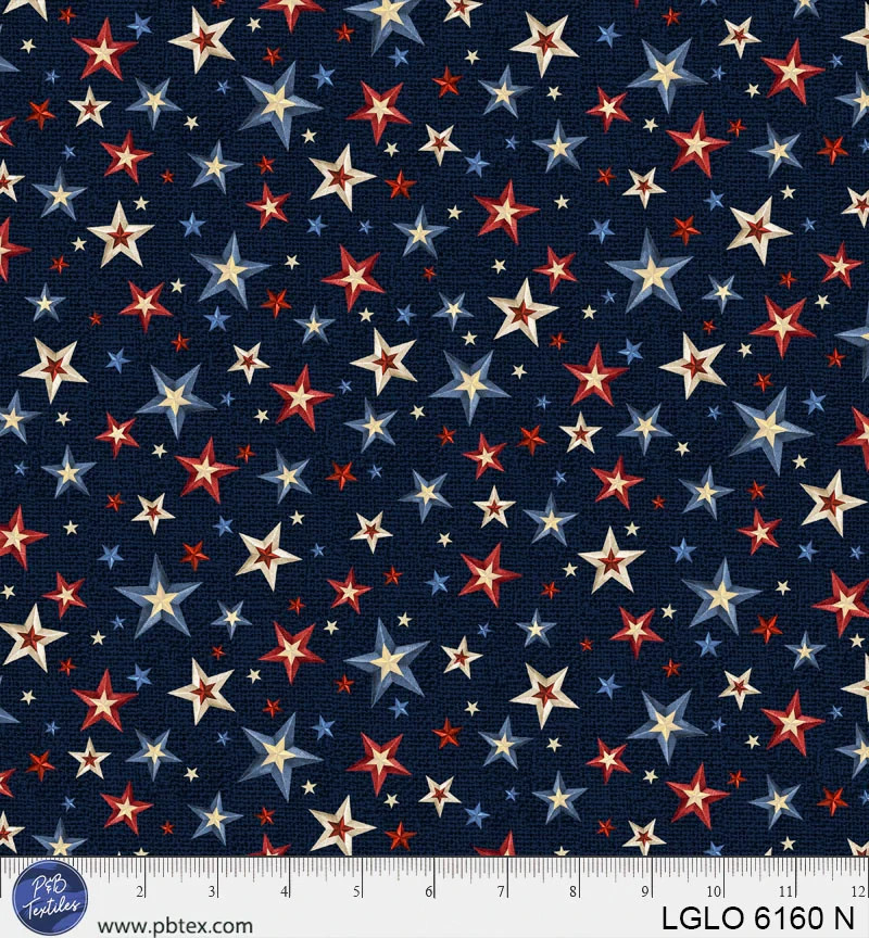 Love & Glory Americana Wreath Fabric Panel