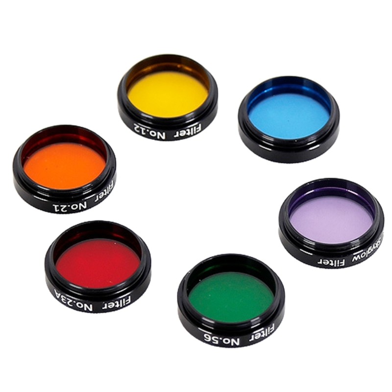 Eyepiece Optical Glass Oculars Lens Planets and Nebula Filter 1.25"