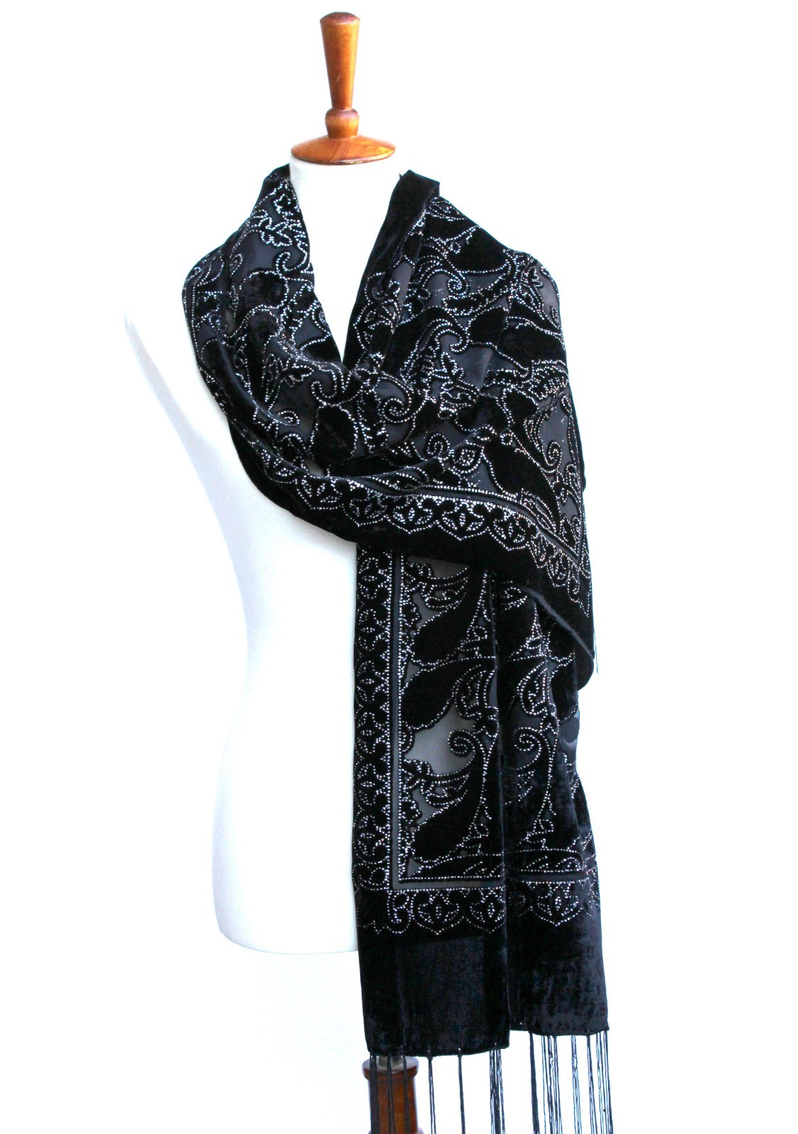 Buy More Wholesale price Women's Shawl Silk Burnout Velvet One Size Designed