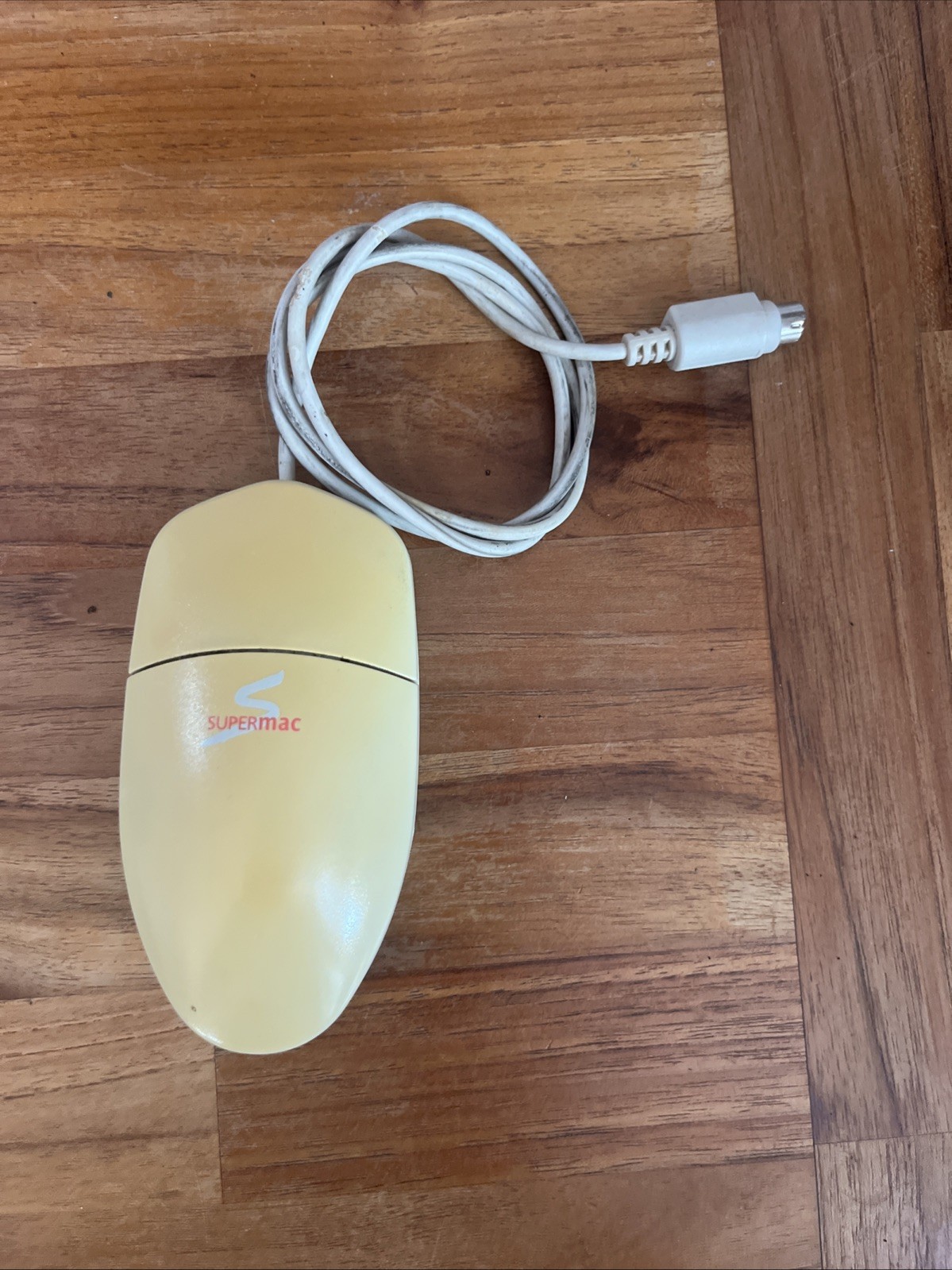SuperMac ADB One Button Ball Mouse | I2BMAC-MM01 | Working - VINTAGE