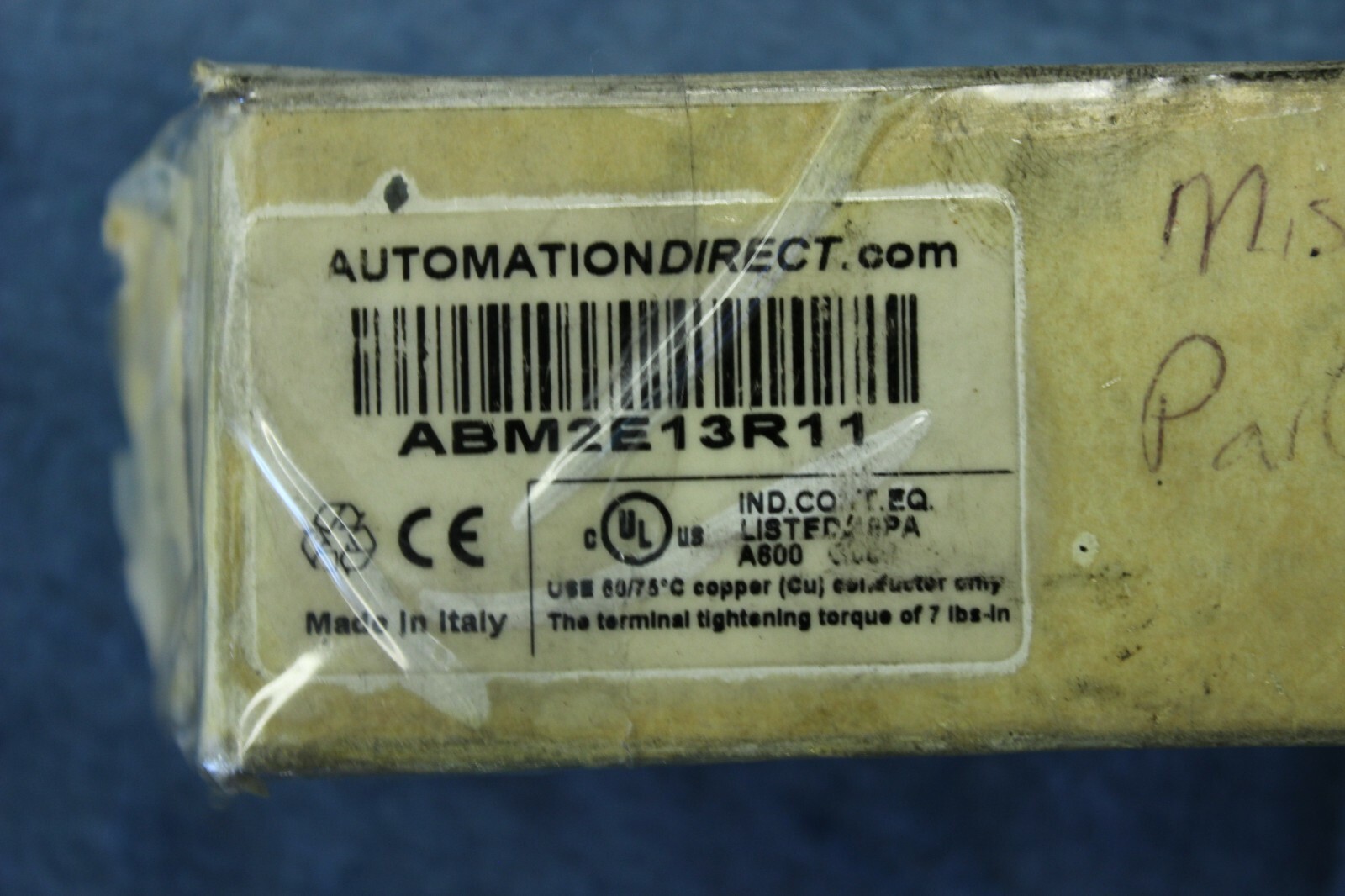 NEW Automation Direct Limit Switch ABM2E13R11 MISSING TOP PART