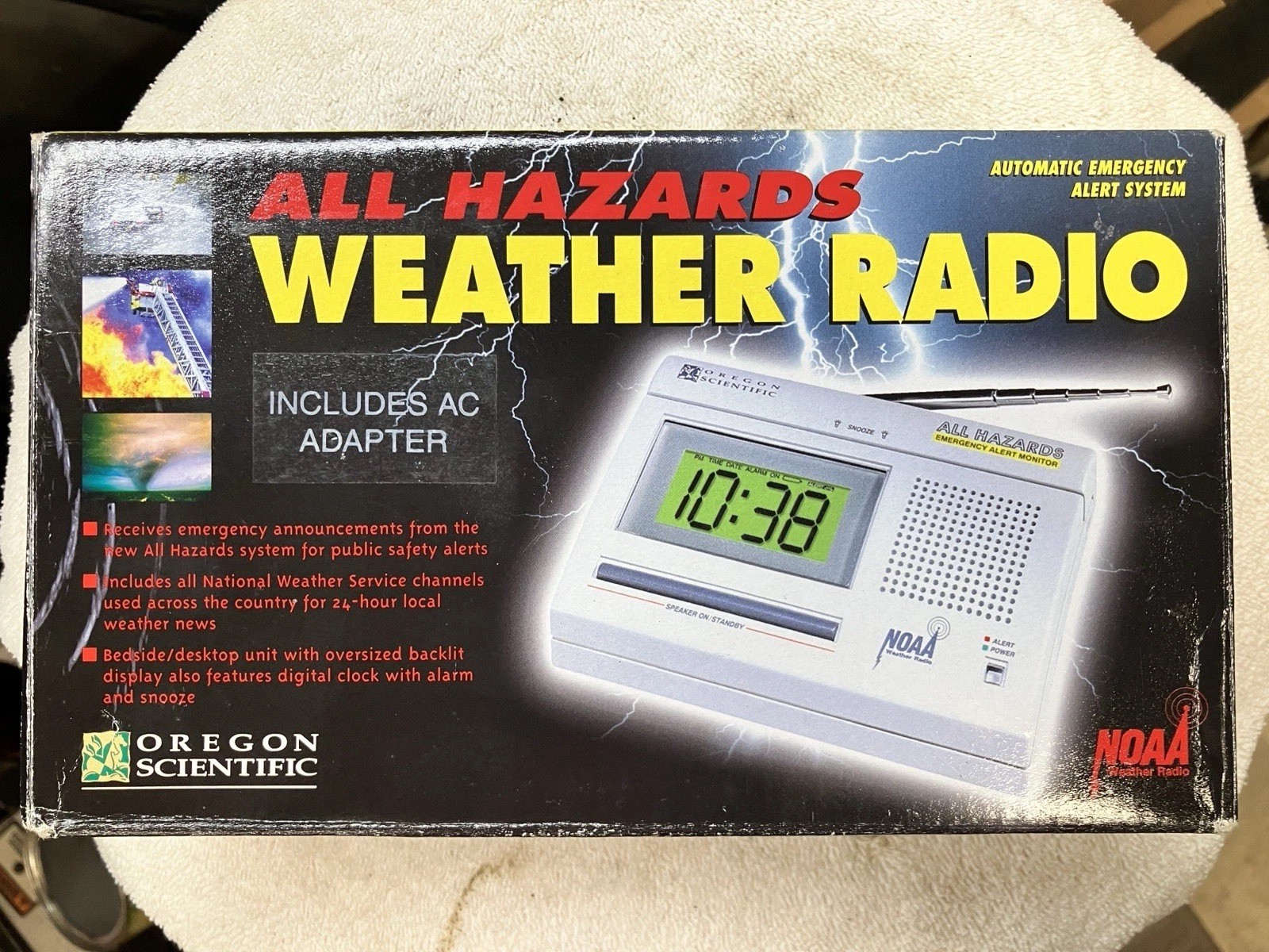 Oregon Scientific All Hazards Emergency Alert Monitor Weather Radio NOAA