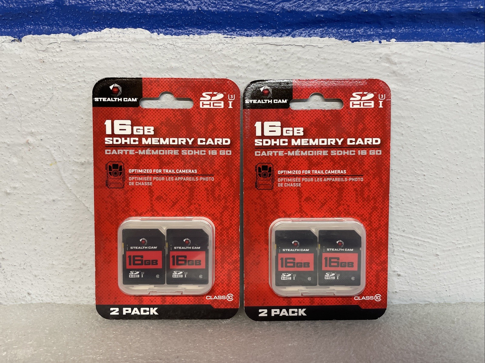Stealth Cam 16GB SDHC Memory Card 2 Pack For Trail Cameras Lot Of 2 New Sealed