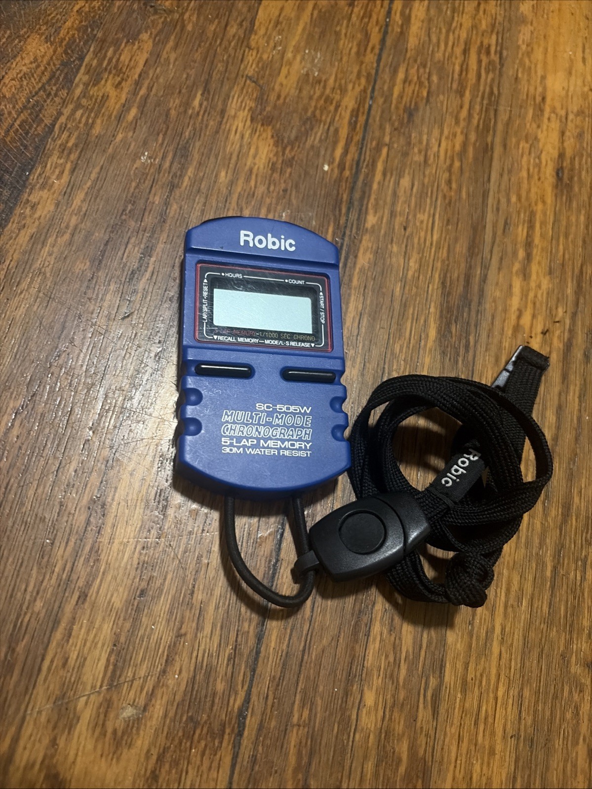 ROBIC Stopwatch SC-505W Multi-Mode Chronograph 12-Lap Memory