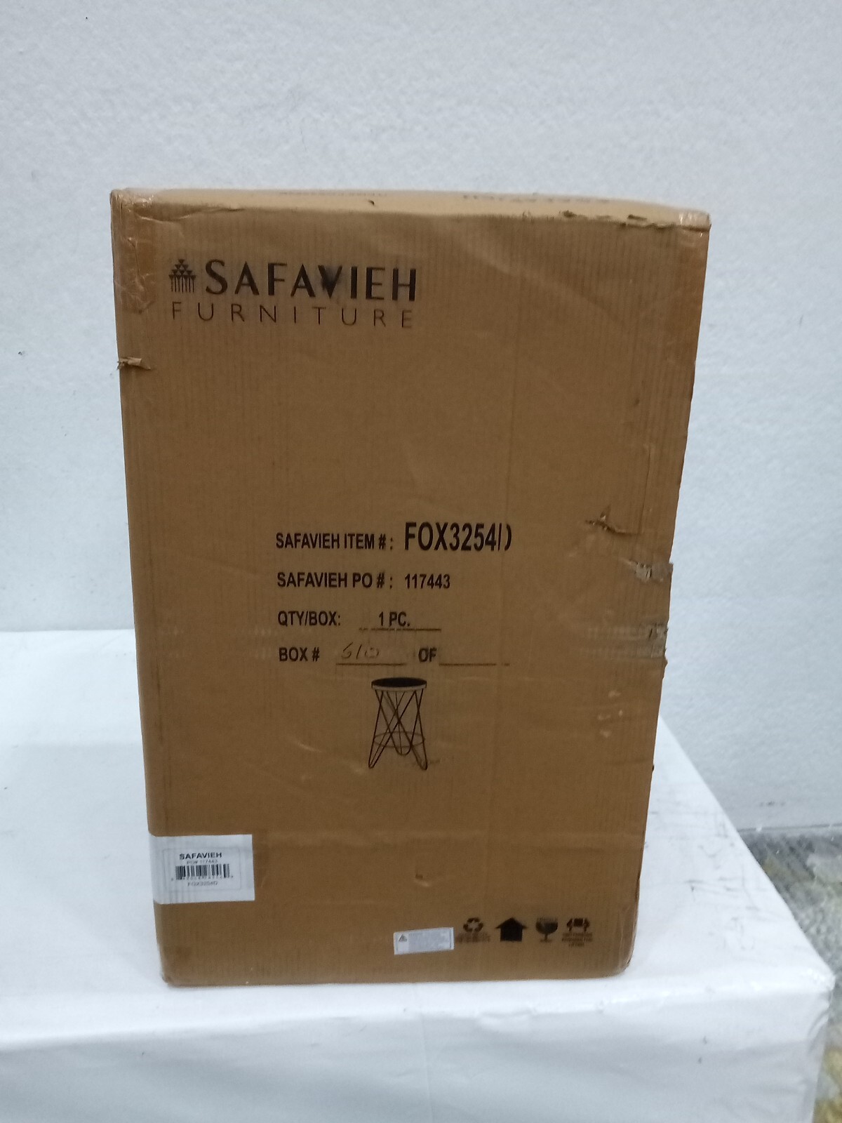 Safavieh Lorna Gold Leaf Bar Stool, Reduced Price 2172714972 FOX3254D