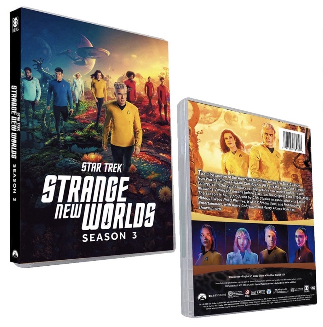 Star Trek: Strange New Worlds season 3 ( DVD -2025 -3-Disc Box Set ) New US
