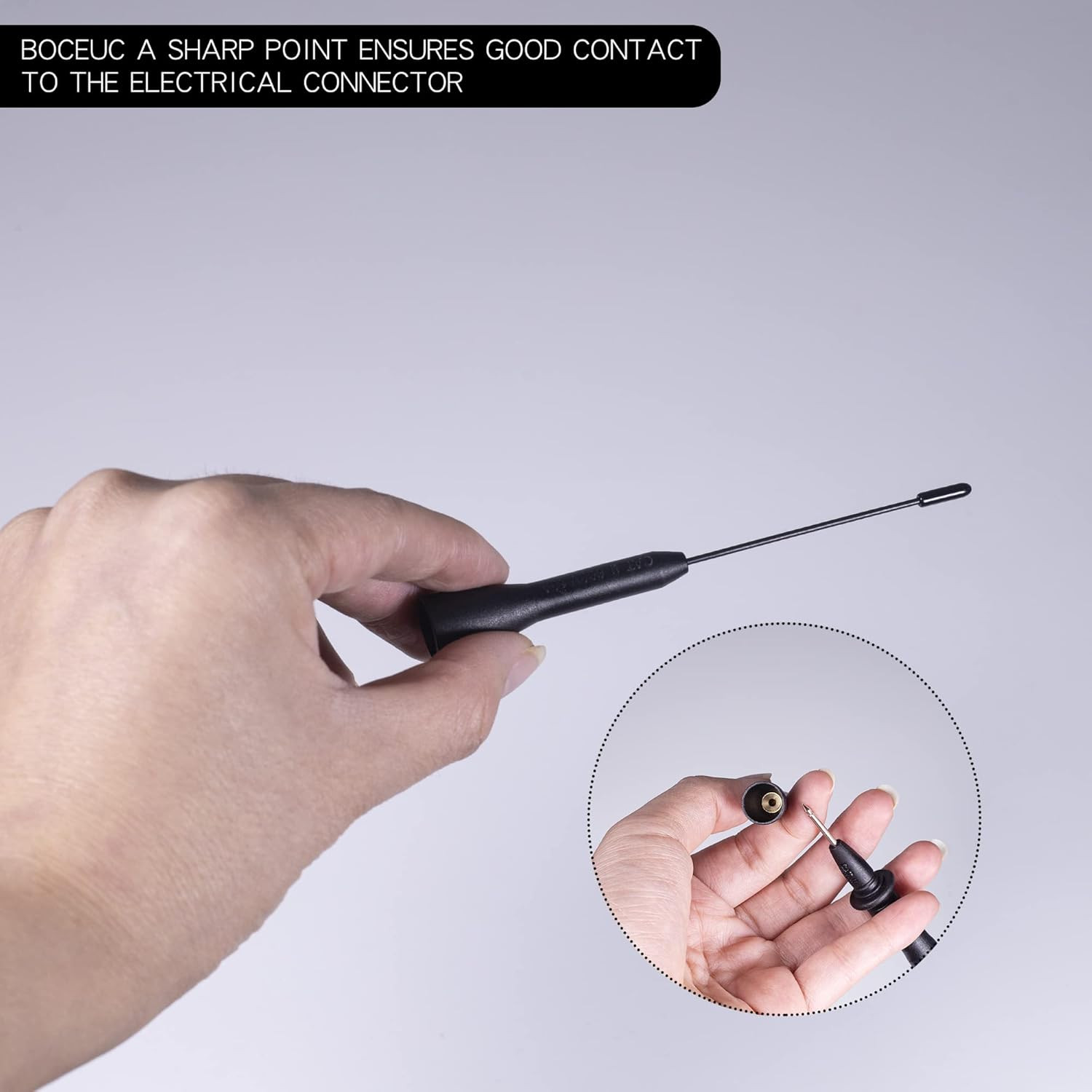 Multimeter Needle Probe Pins, Extendable Needle Probe Set Non-Destructive Pierci
