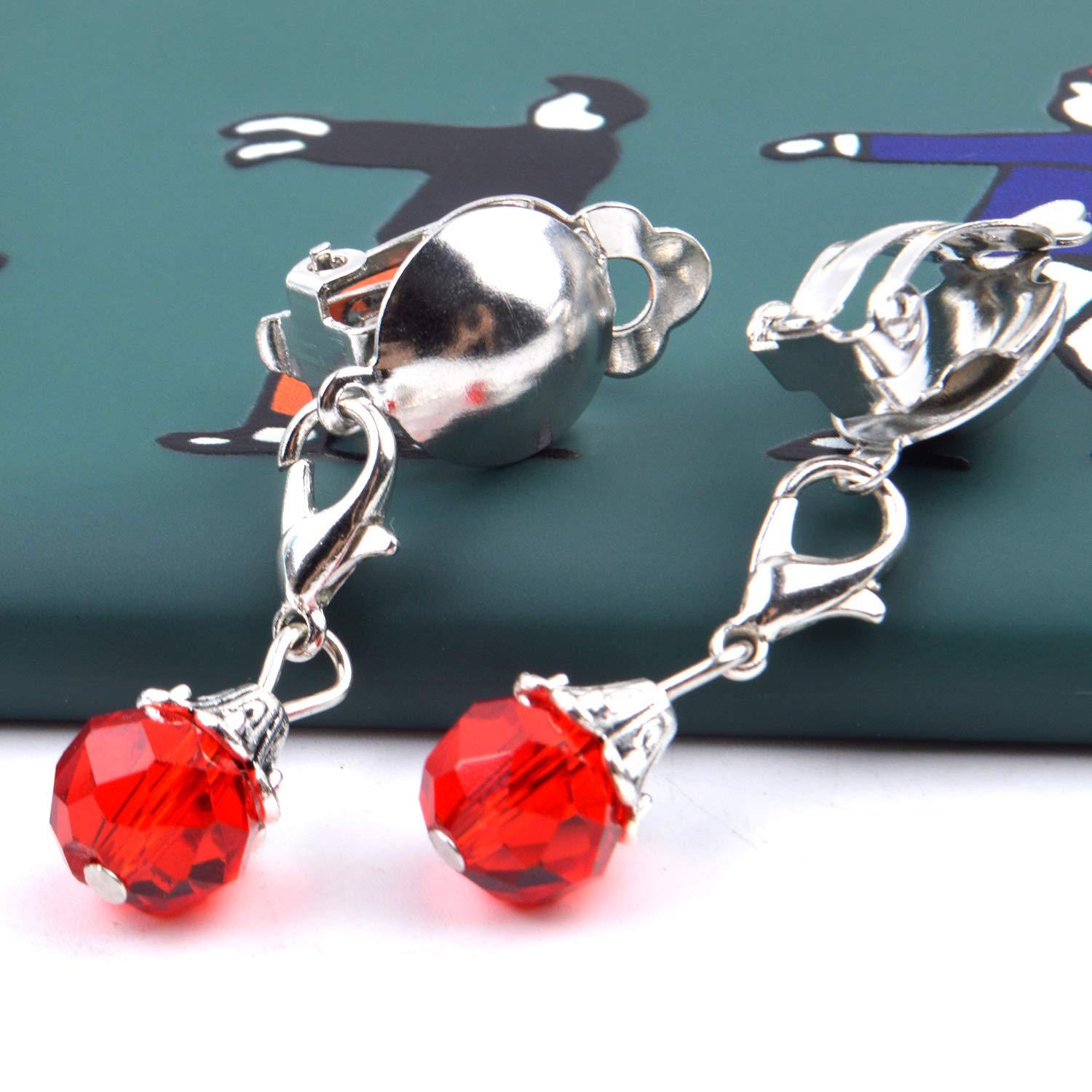 20 Pieces Clip On Earring Converter Non-Pierced Earrings Components with Loop...