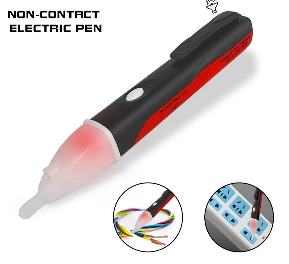 Voltage Electric Tester Volt Detector Test Pen AC DC Non-Contact Sensor 12-1000V