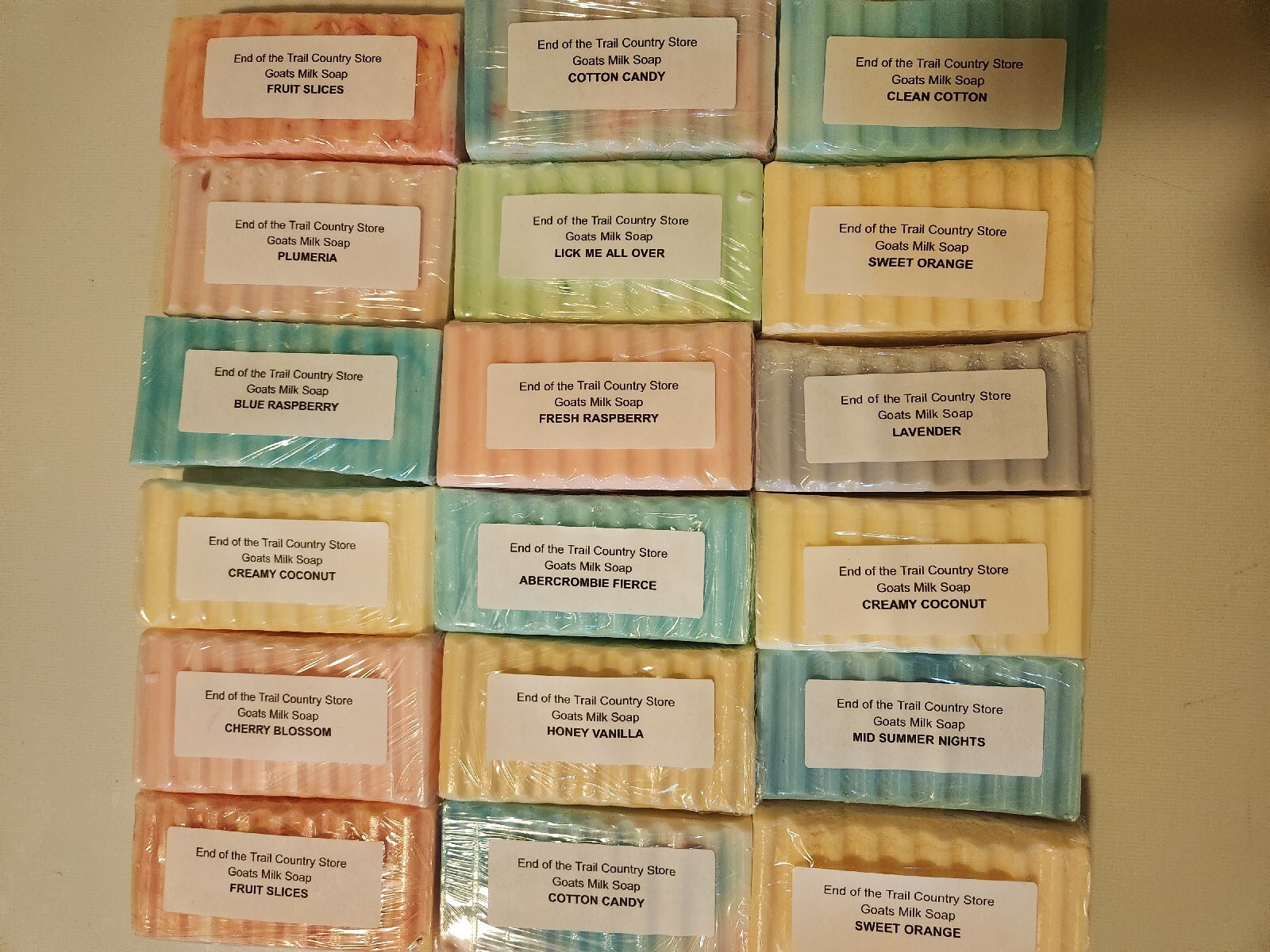 HOMEMADE/Handmade GOATS MILK SOAP Over 50 scents To Choose From