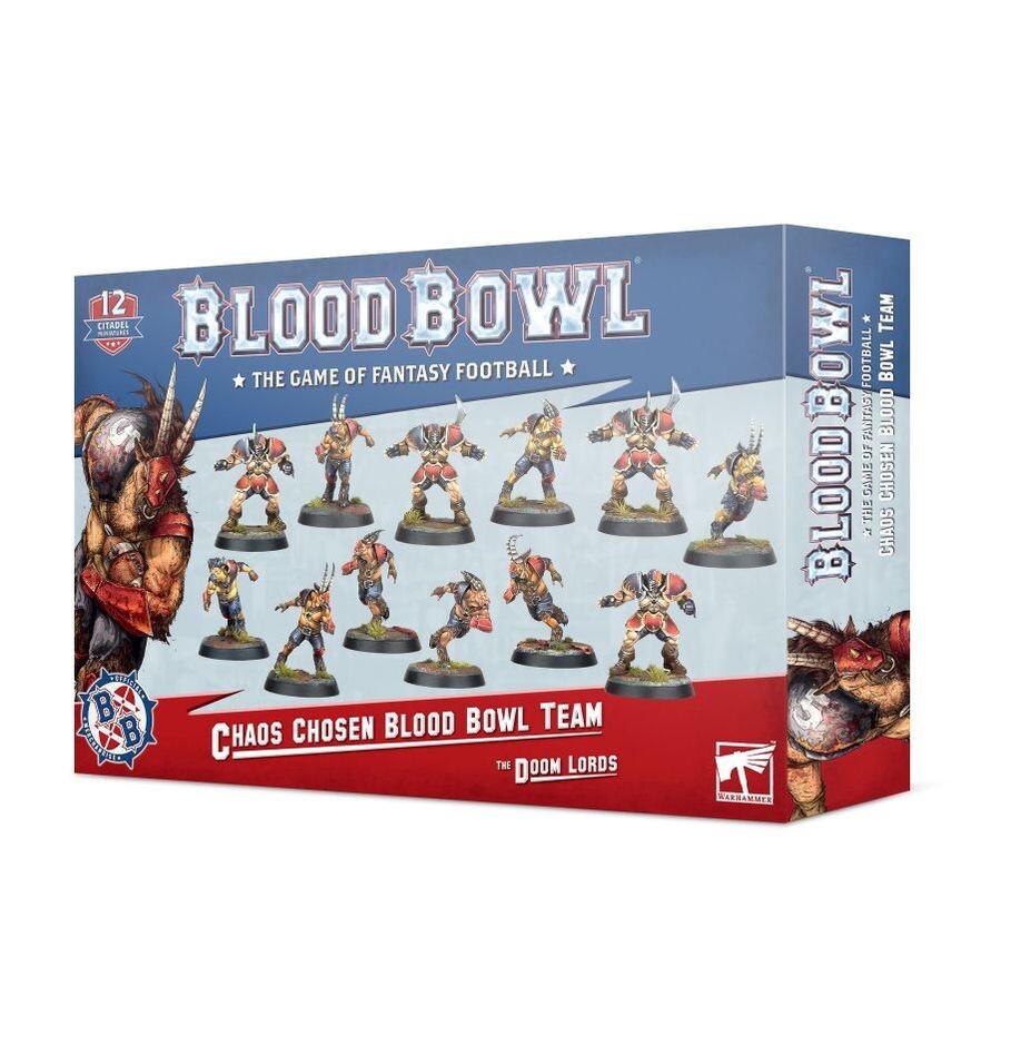 Chaos Chosen Blood Bowl Team: The Doom Lords - Brand New, Factory Sealed