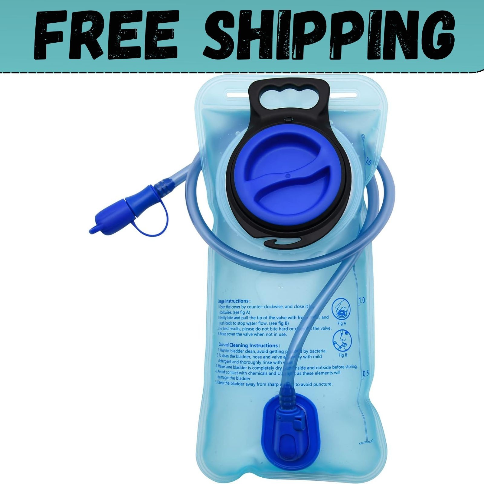 Hydration Bladder 2 L Water Pack Reservoir Camel Back Replacement Running Hiking