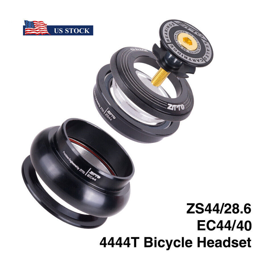 44mm 1 1/8"-1 1/2" Bicycle Straight Tube Frame to Tapered Tube Fork 1.5 Adapter