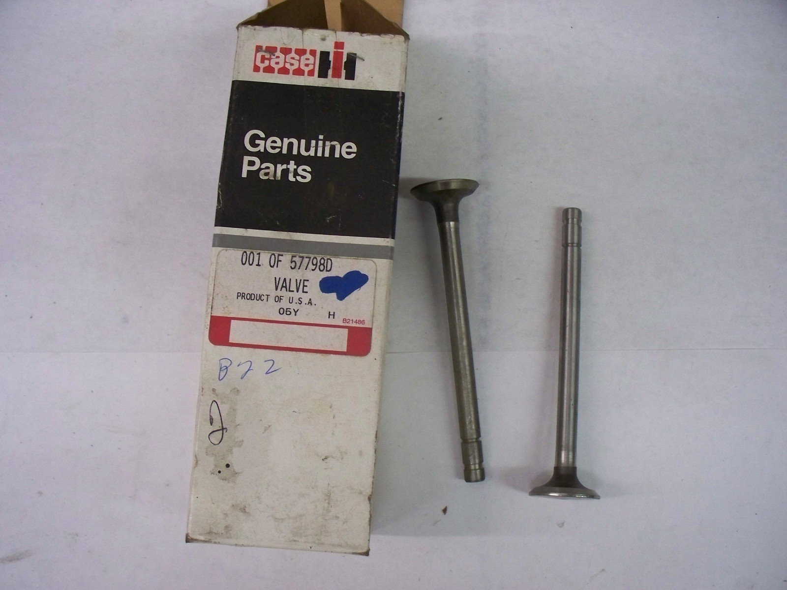 International Harvester Exhaust Valves 57798D C Super A