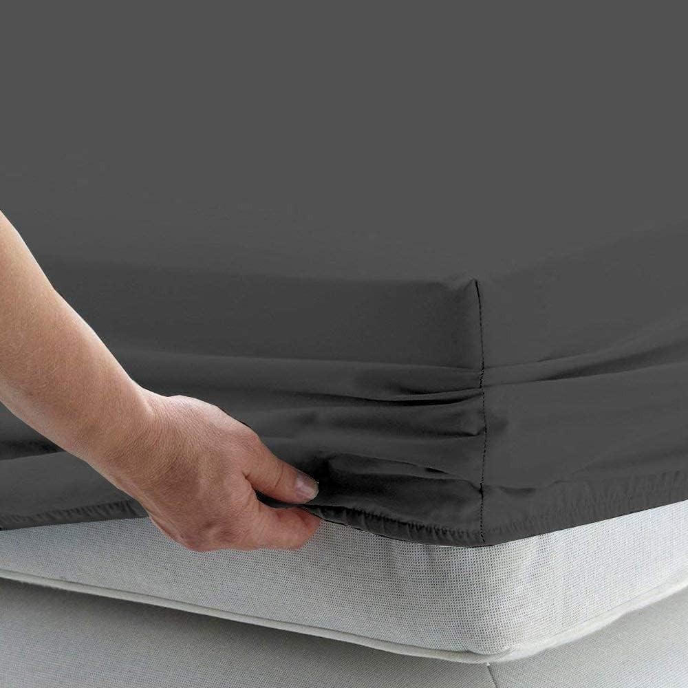 Flex Top King Fitted Sheets for Sleep Number Bed, 1-Piece Half Split King Fit...