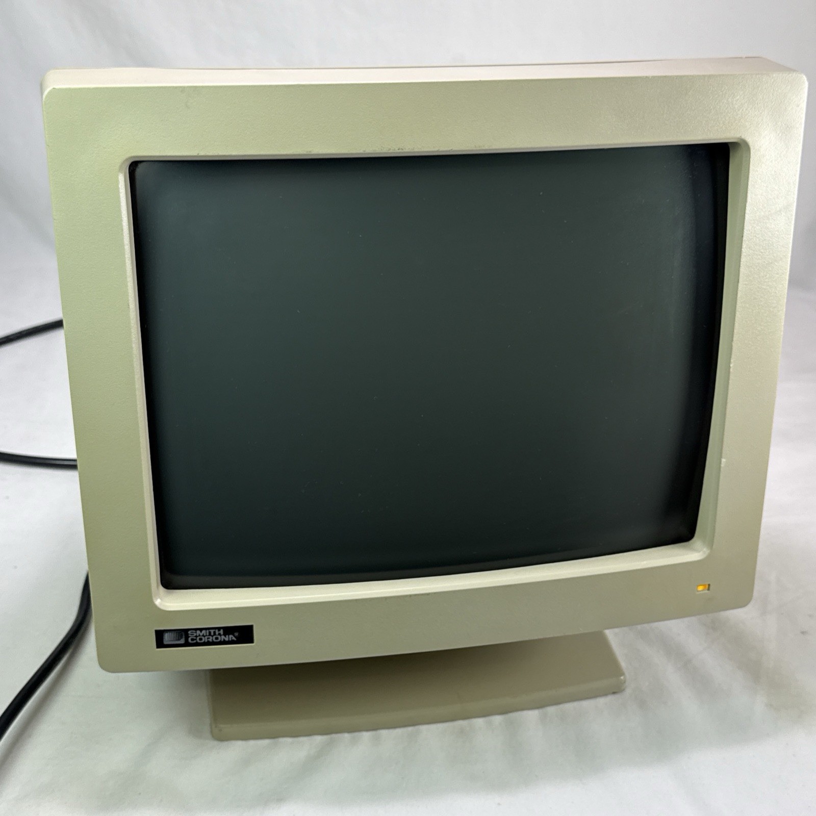 Vintage SMITH CORONA 12" DISPLAY AV Monitor HRM2 *POWER ON TESTED* READ Descript