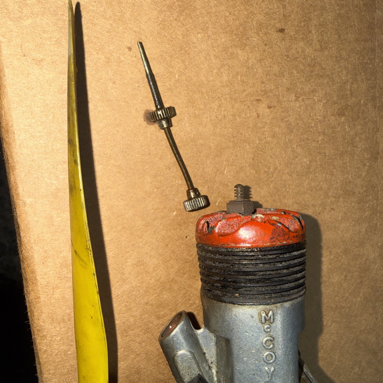 McCoy 35 Redhead CL model airplane engine Has Nice Pop To It As Shown