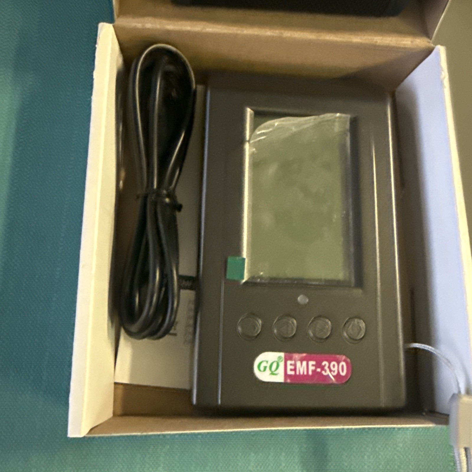 GQ EMF-390 3in1 Electromagnetic EMF Meter 5G RF Detector / data logger