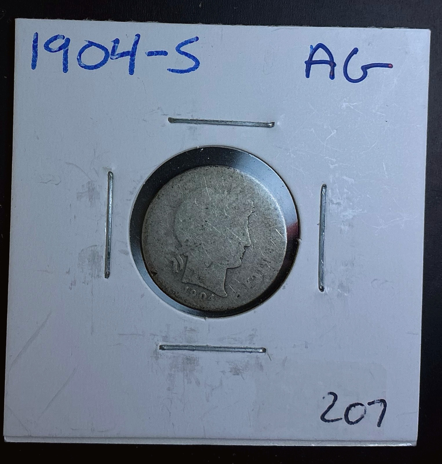 1904-S Barber Liberty Dime rare key date silver great coin choice better date