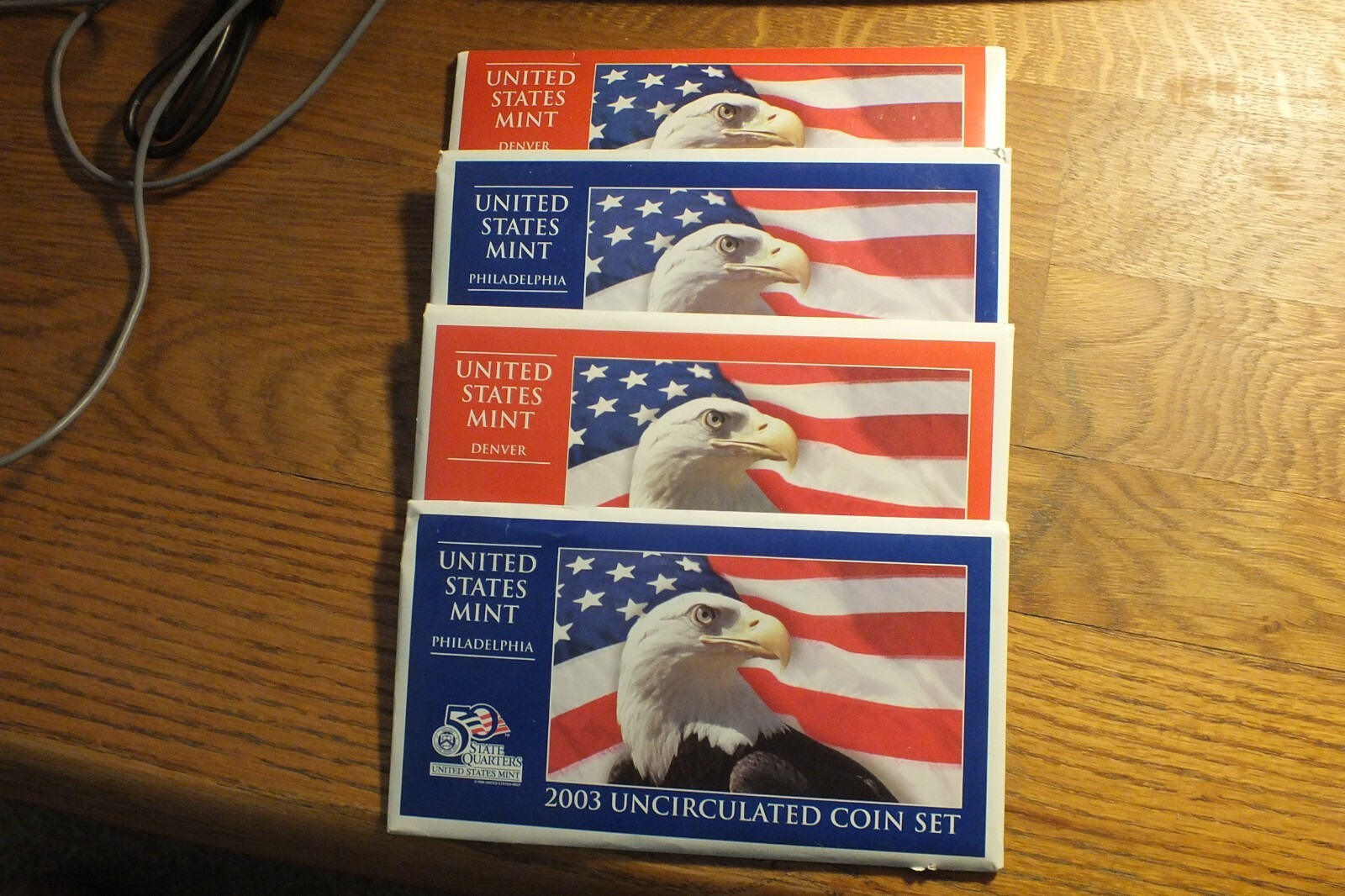 2 - 2003 Uncirculated US Mint Sets, Phila and Denver