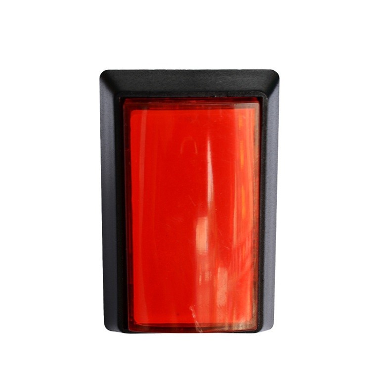 Red Arcade Square Rectangle Push Buttons Illumilated LED w/ Microswitch 30*50mm;