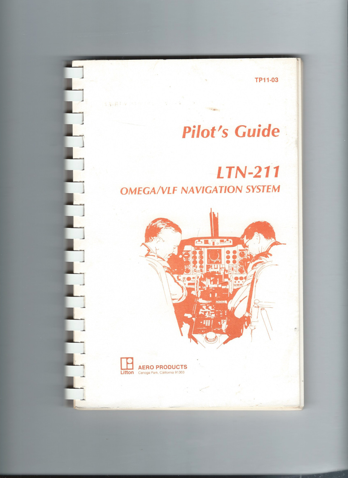 Pilot's Guide LTN-211 Omega/VLF Navigation System Litton Aero Products Booklet