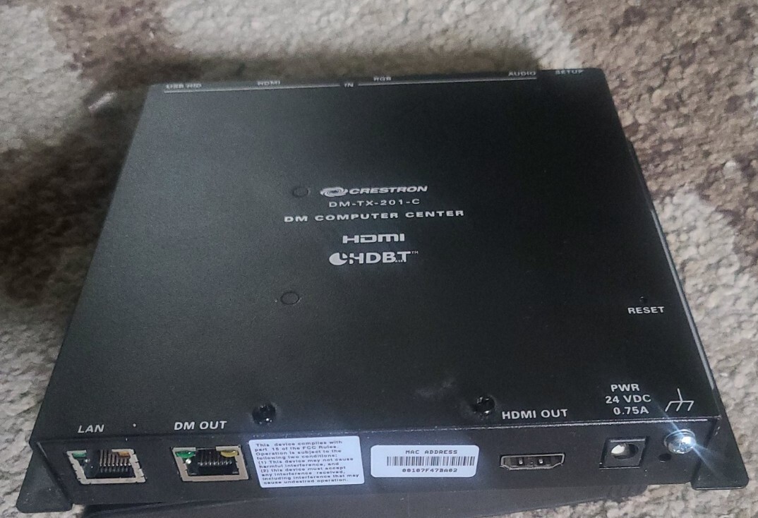 Crestron DM-TX-201-C Digital Media Transmitter