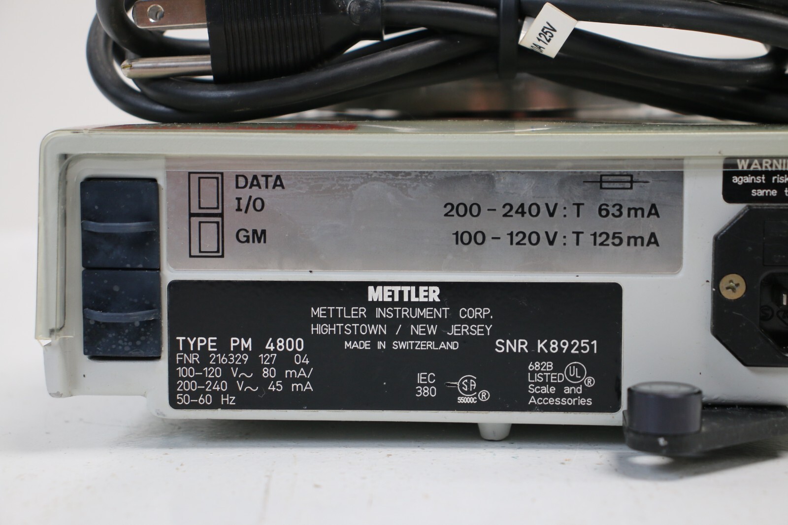 Mettler PM4800 Delta Range Scale