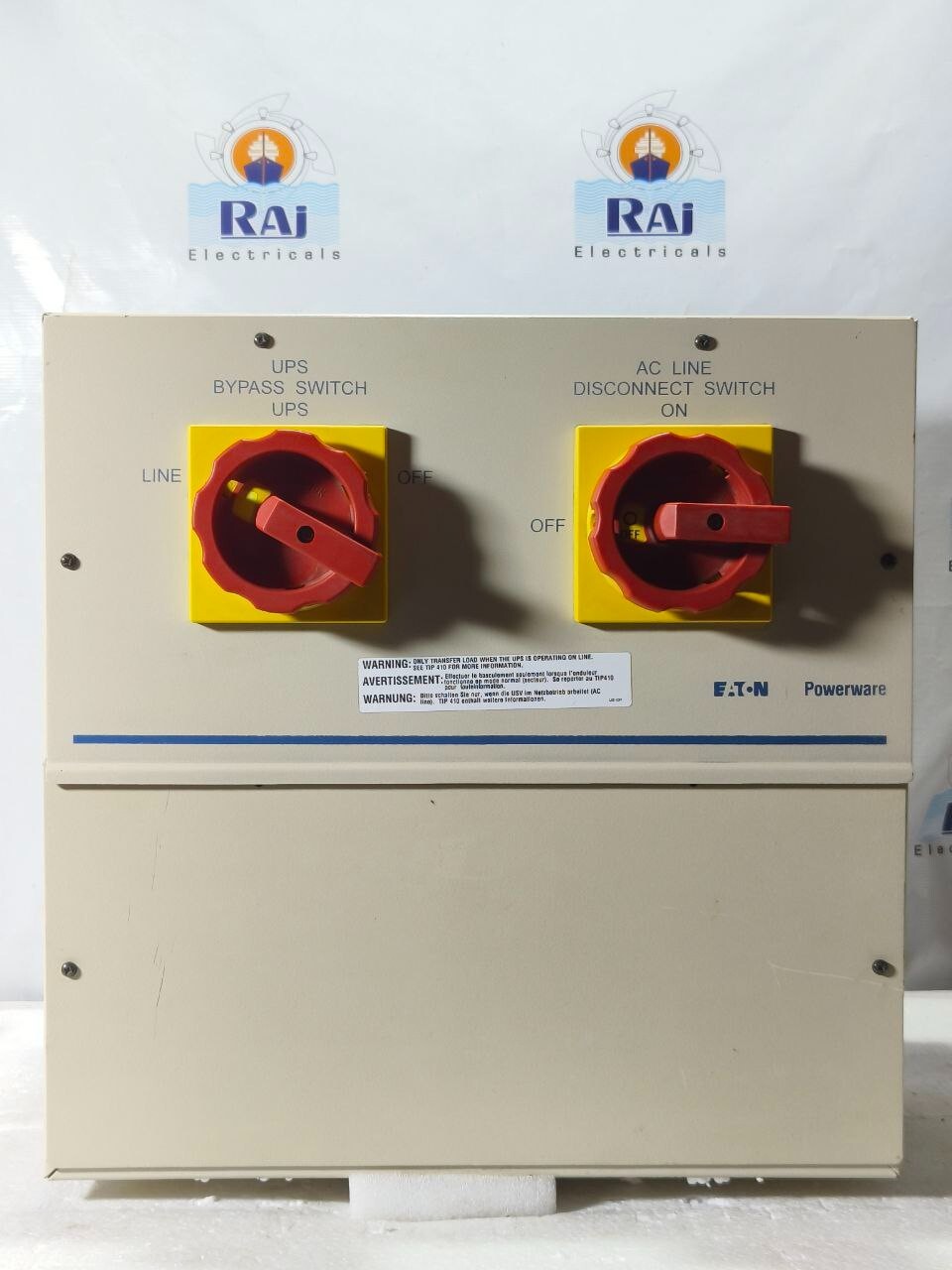 EATON POWERWARE BPE-05-MBB-AS-1ALNV EXTERNAL TRANSFER SWITCH 1PHASE 300V