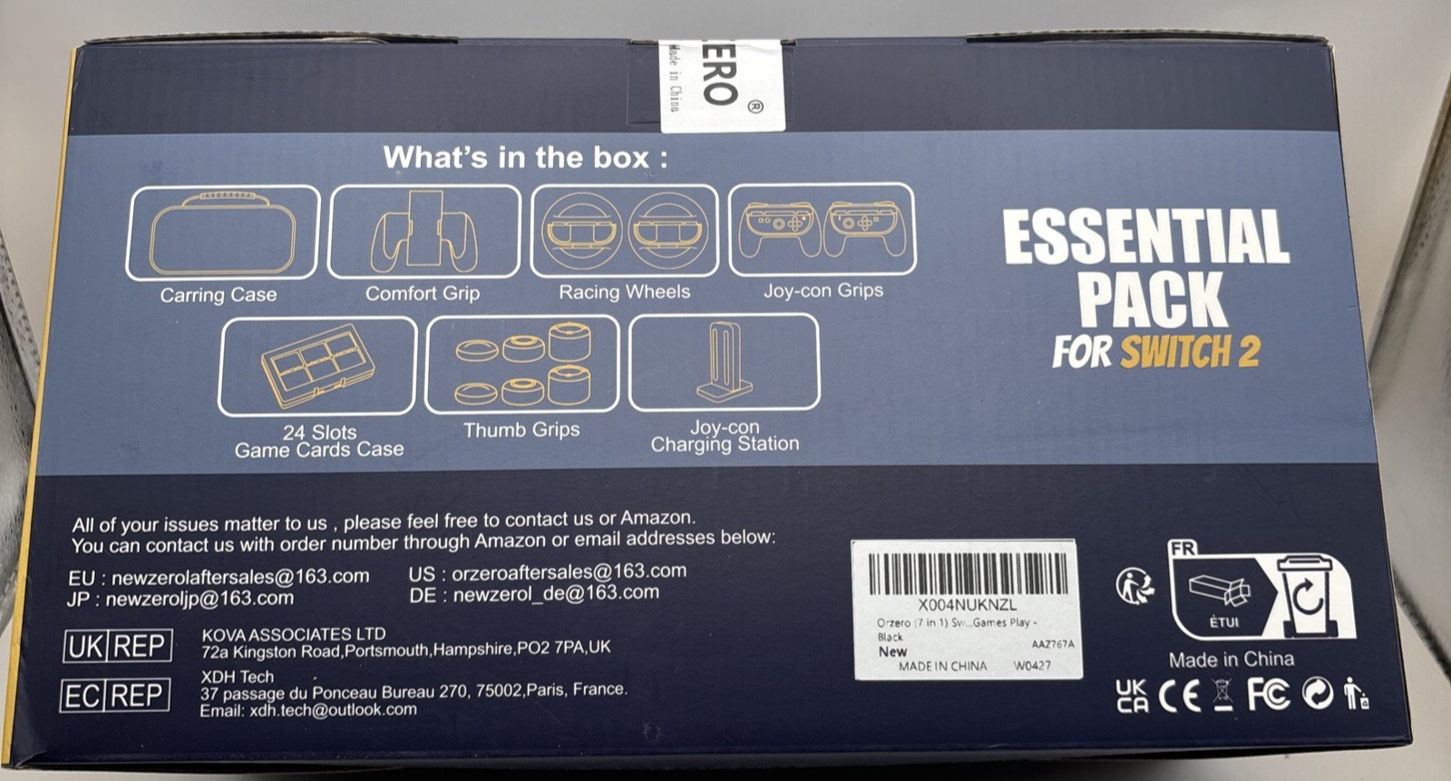 Nintendo Switch 2 Accessories Bundle 7 in 1 Essential Pack  NIB