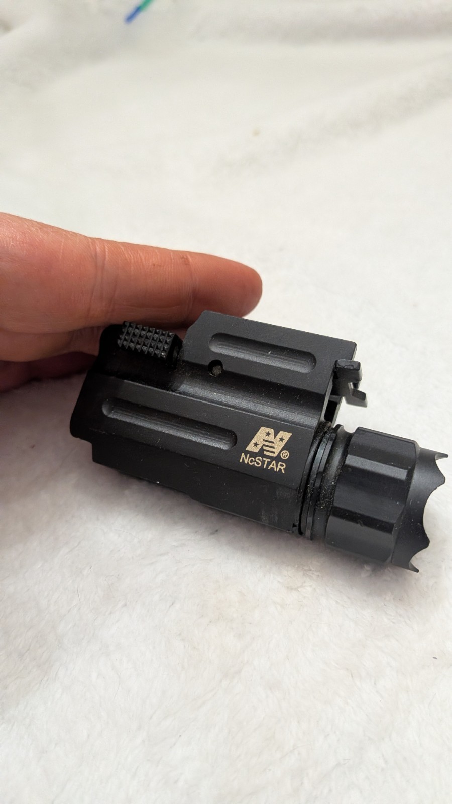 NcSTAR Compact LED Weapon Light Picatinny Weaver Rail Flashlight - Tested Works