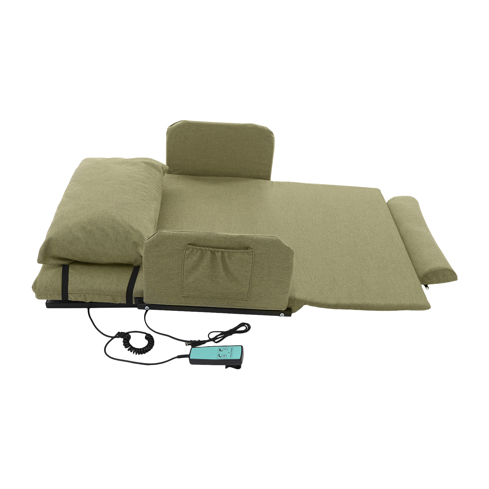 Green Electric Lifting Adjustable Bed Back Rest Electric Auxiliary Backrest, NEW