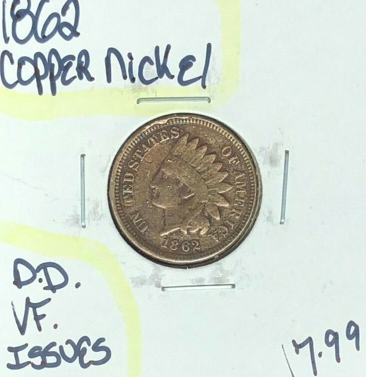 1862 CN INDIAN HEAD CENT~ VF ~ ISSUES ~ REF# D/D