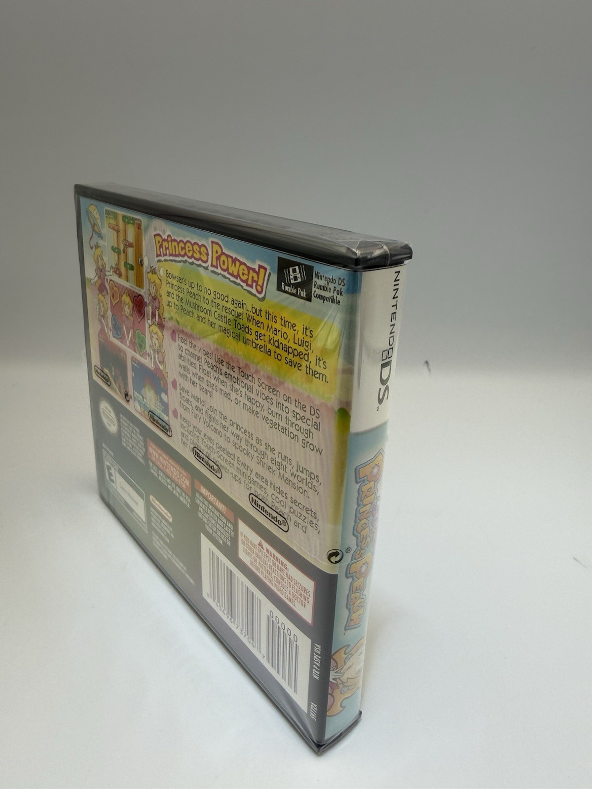 Super Princess Peach Nintendo DS Complete With Manual & Inserts – USA Version